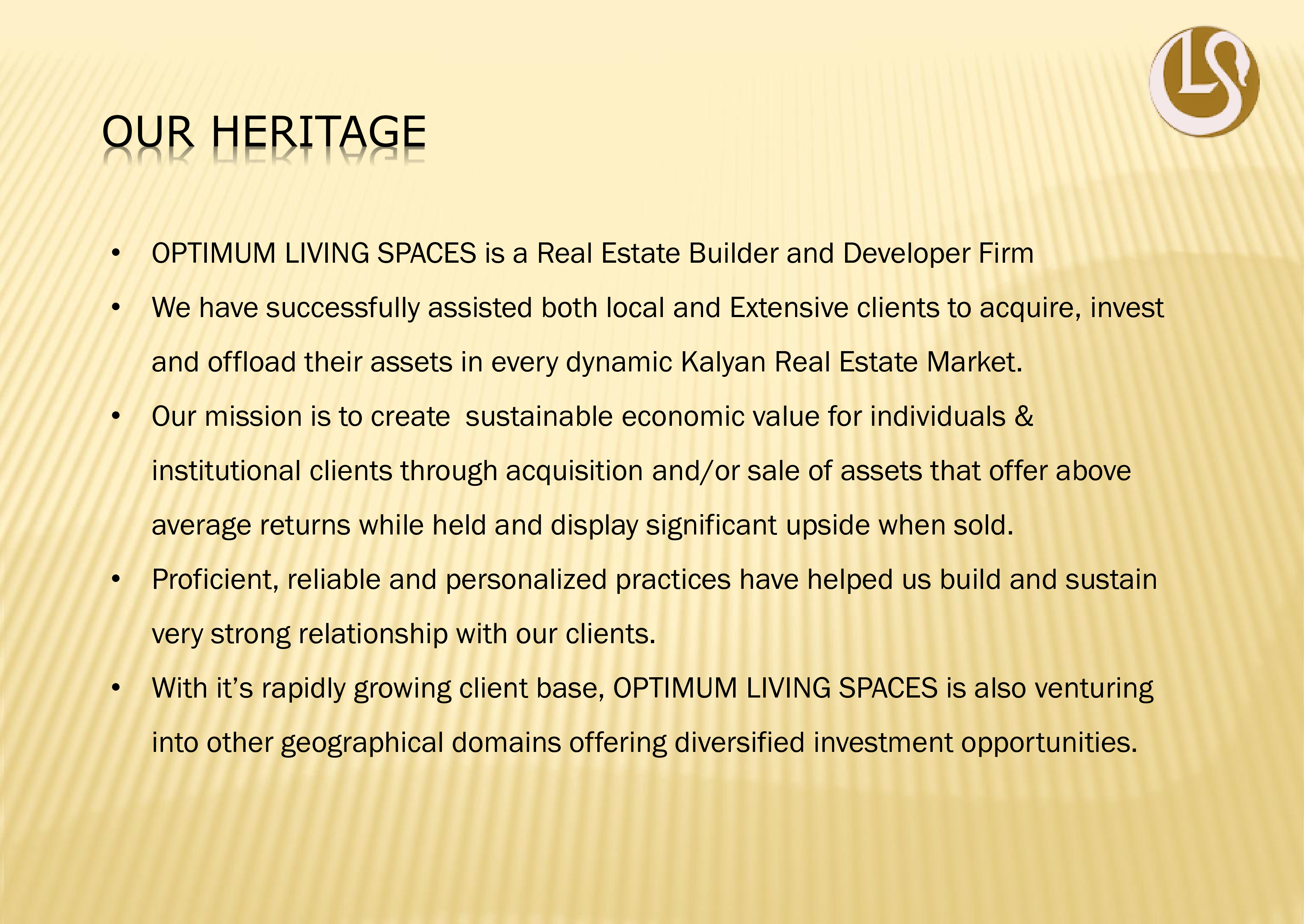 Optimum Living Spaces Team